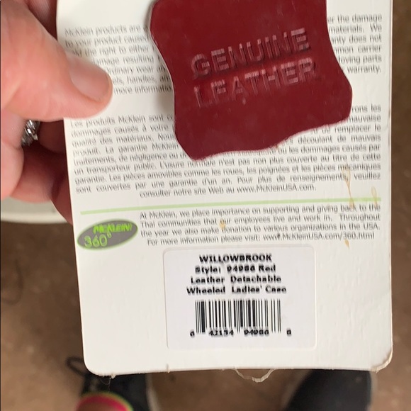 McKlein Red willow brook detachable briefcase - Picture 7 of 8